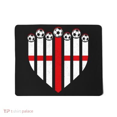 Love England Soccer Flag Fan Mousepad