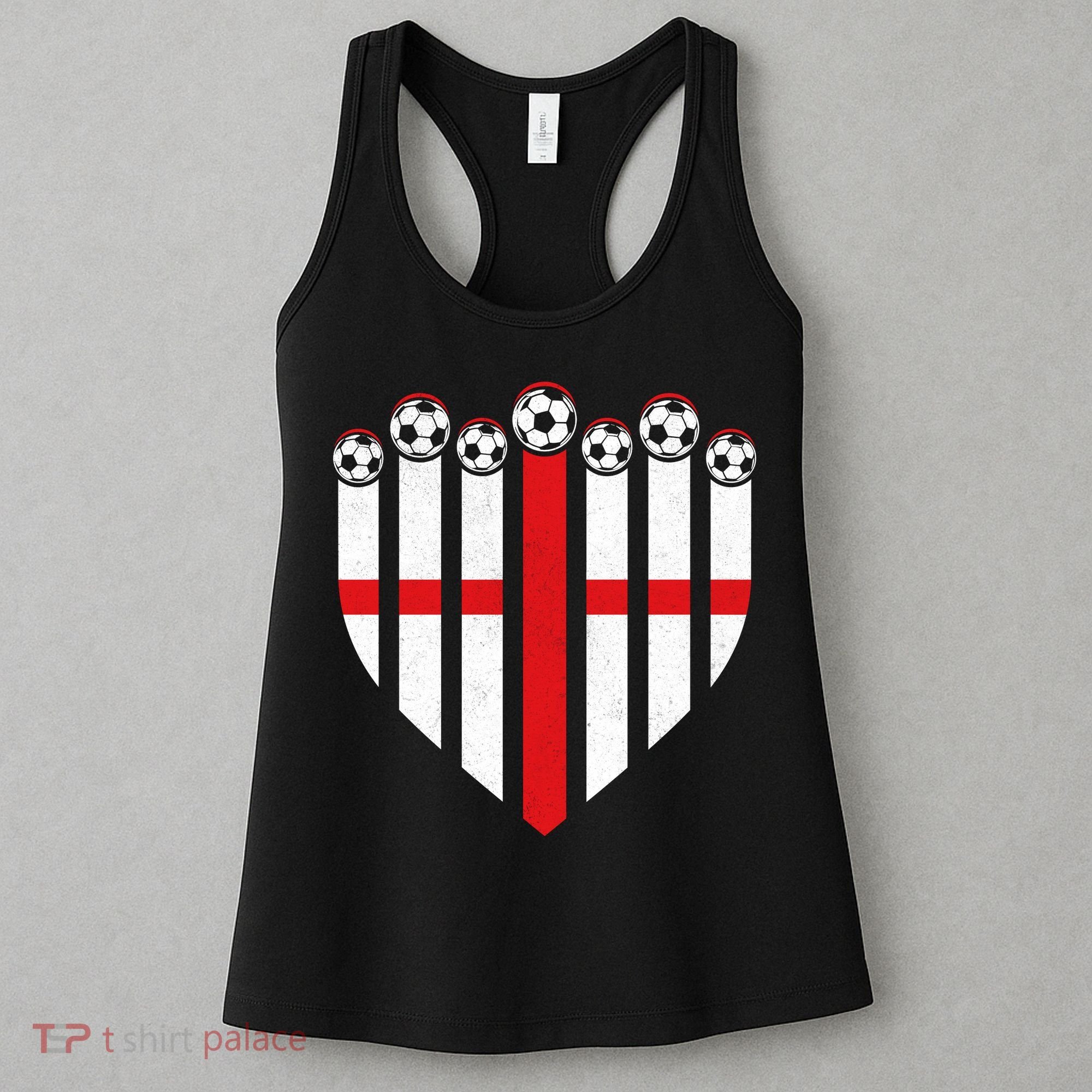 Love England Soccer Flag Fan Women's Tank Top