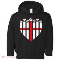 Love England Soccer Flag Fan Toddler Hoodie thumb 0
