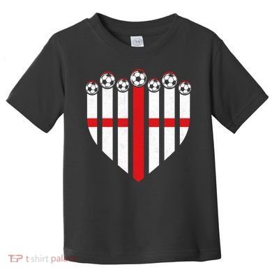 Love England Soccer Flag Fan Toddler T-Shirt