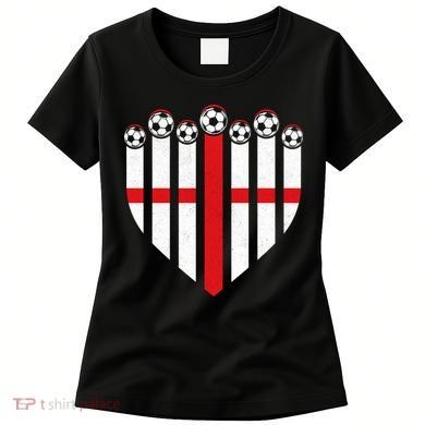 Love England Soccer Flag Fan Women's T-Shirt