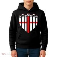Love England Soccer Flag Fan Kids Hoodie thumb 4