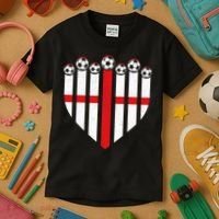 Love England Soccer Flag Fan Kids T-Shirt thumb 3