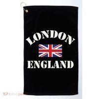 London England Souvenir Tourist Cute Gift Golf Towel thumb 0