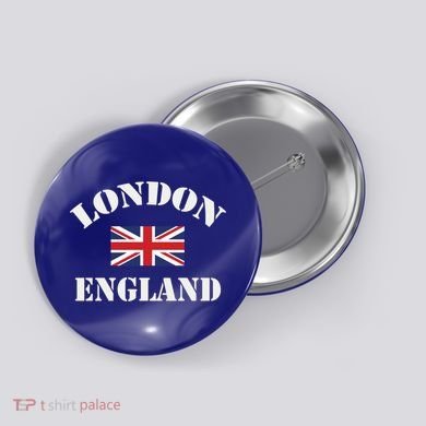 London England Souvenir Tourist Cute Gift Button