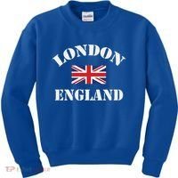 London England Souvenir Tourist Cute Gift Kids Sweatshirt thumb 0