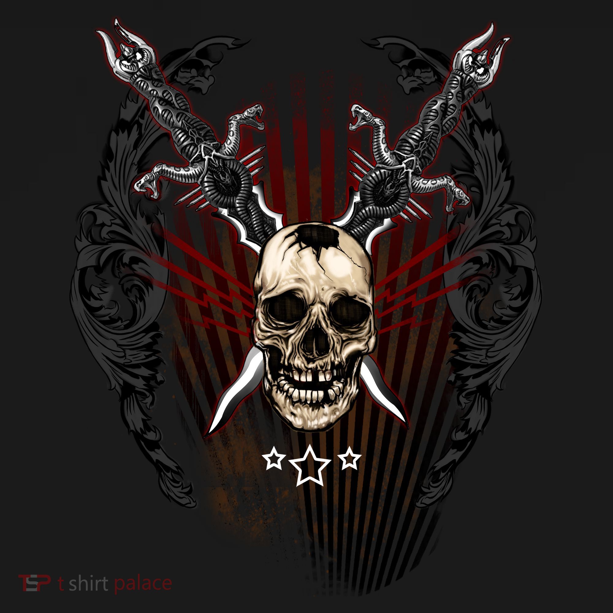 Loyal Enemy Skulls Ornament