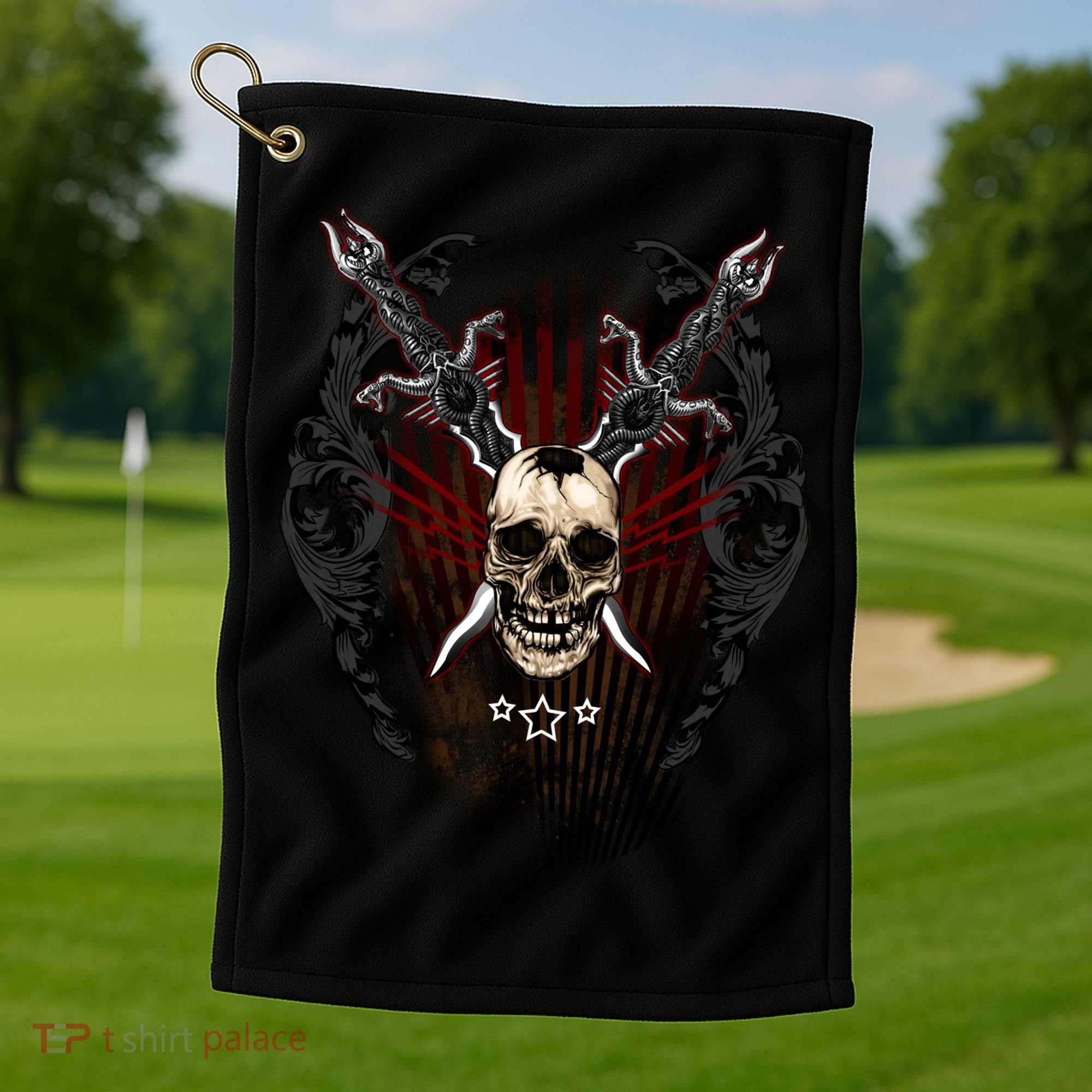 Loyal Enemy Skulls Golf Towel