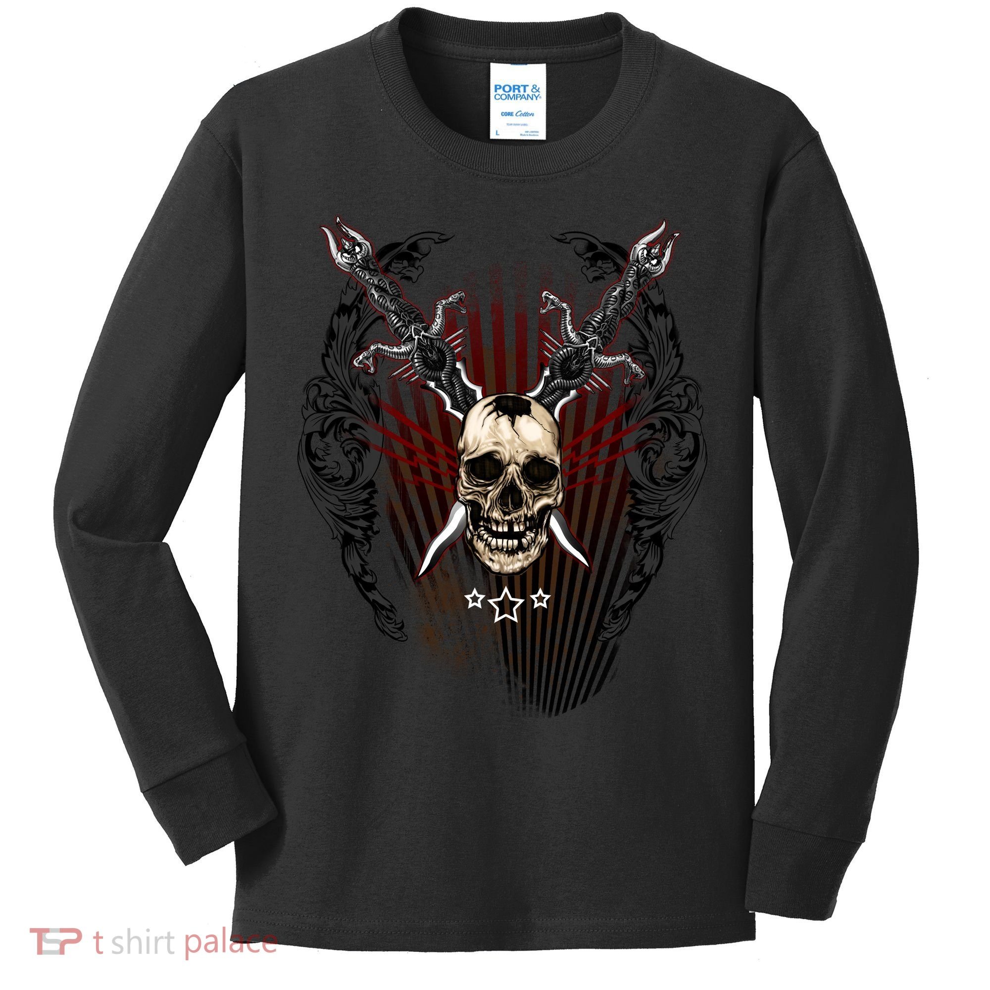 Loyal Enemy Skulls Kids Long Sleeve Shirt