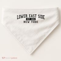 Lower East Side Manhattan New York USA-Made Doggie Bandana thumb 0