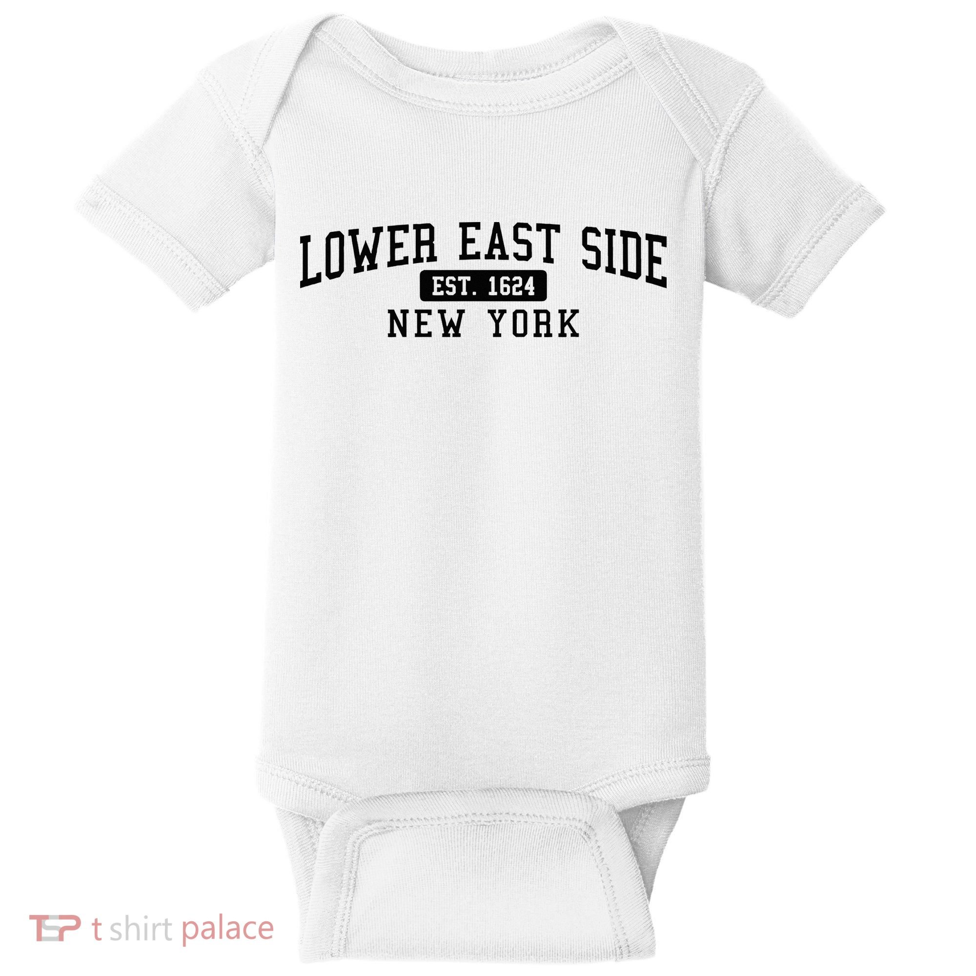 Lower East Side Manhattan New York Baby Bodysuit