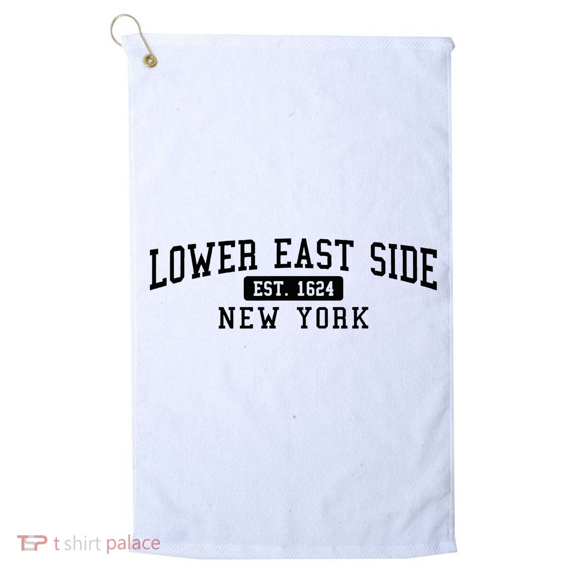 Lower East Side Manhattan New York Golf Towel