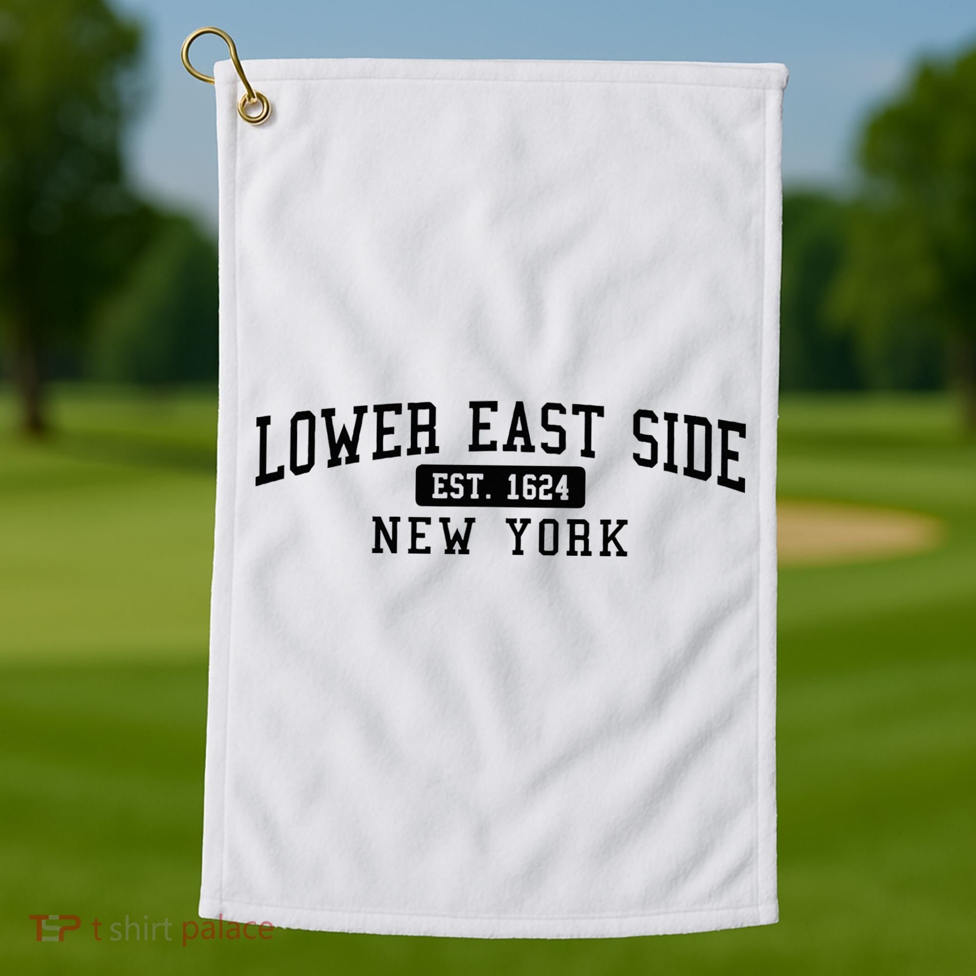 Lower East Side Manhattan New York Golf Towel