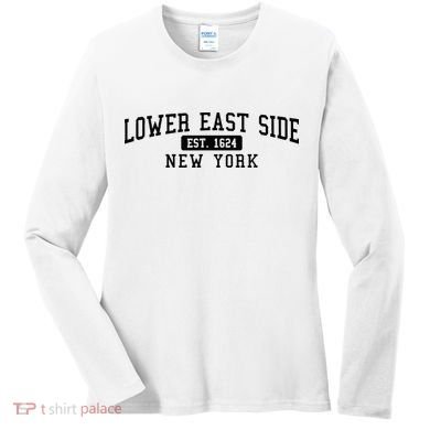 Lower East Side Manhattan New York Women's Long Sleeve Shirt