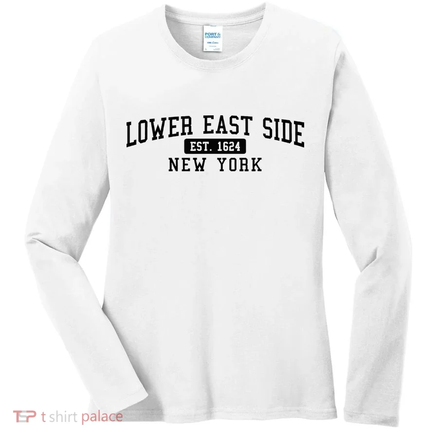 Lower East Side Manhattan New York Women's Long Sleeve Shirt