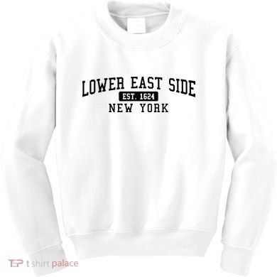 Lower East Side Manhattan New York Kids Sweatshirt