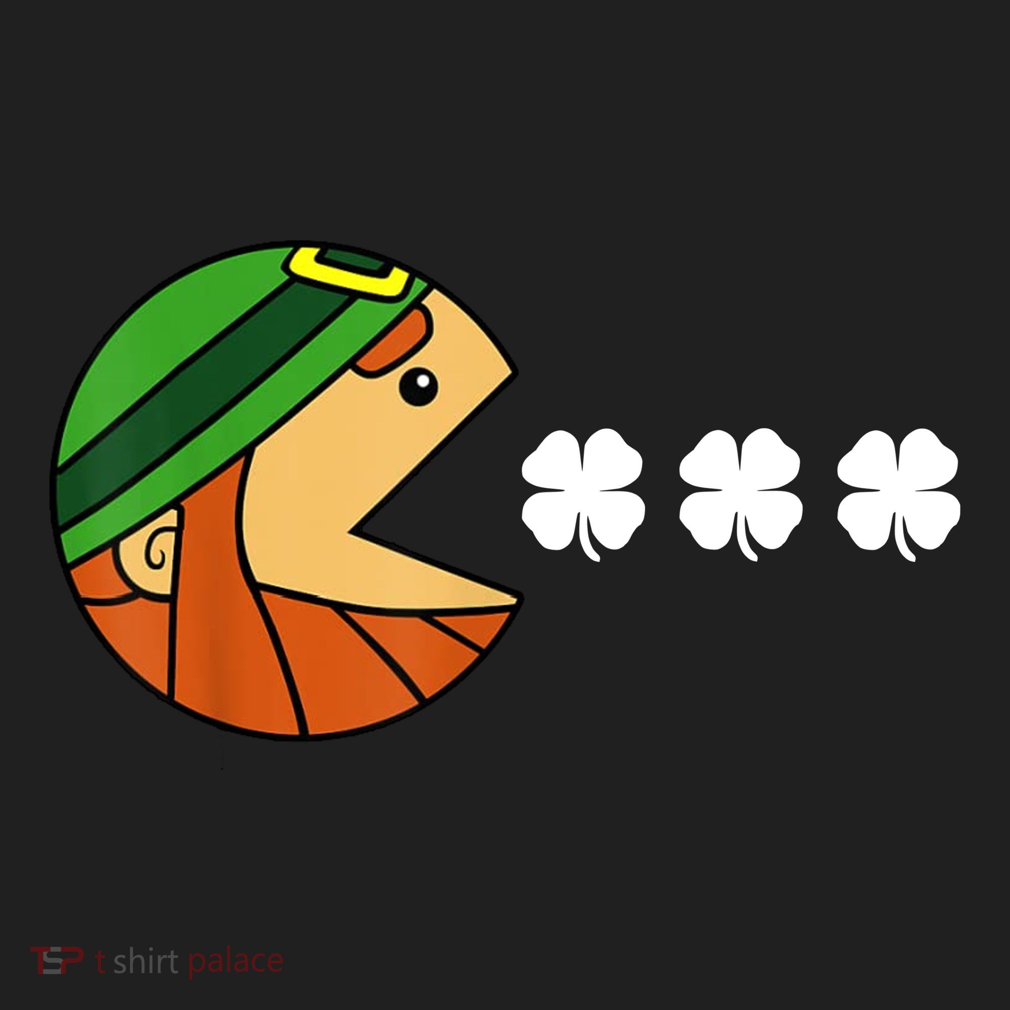 Leprechaun Eating Shamrock Women's Sweatshirt