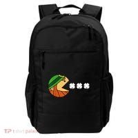 Leprechaun Eating Shamrock Backpack thumb 0