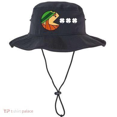 Leprechaun Eating Shamrock Bucket Hat
