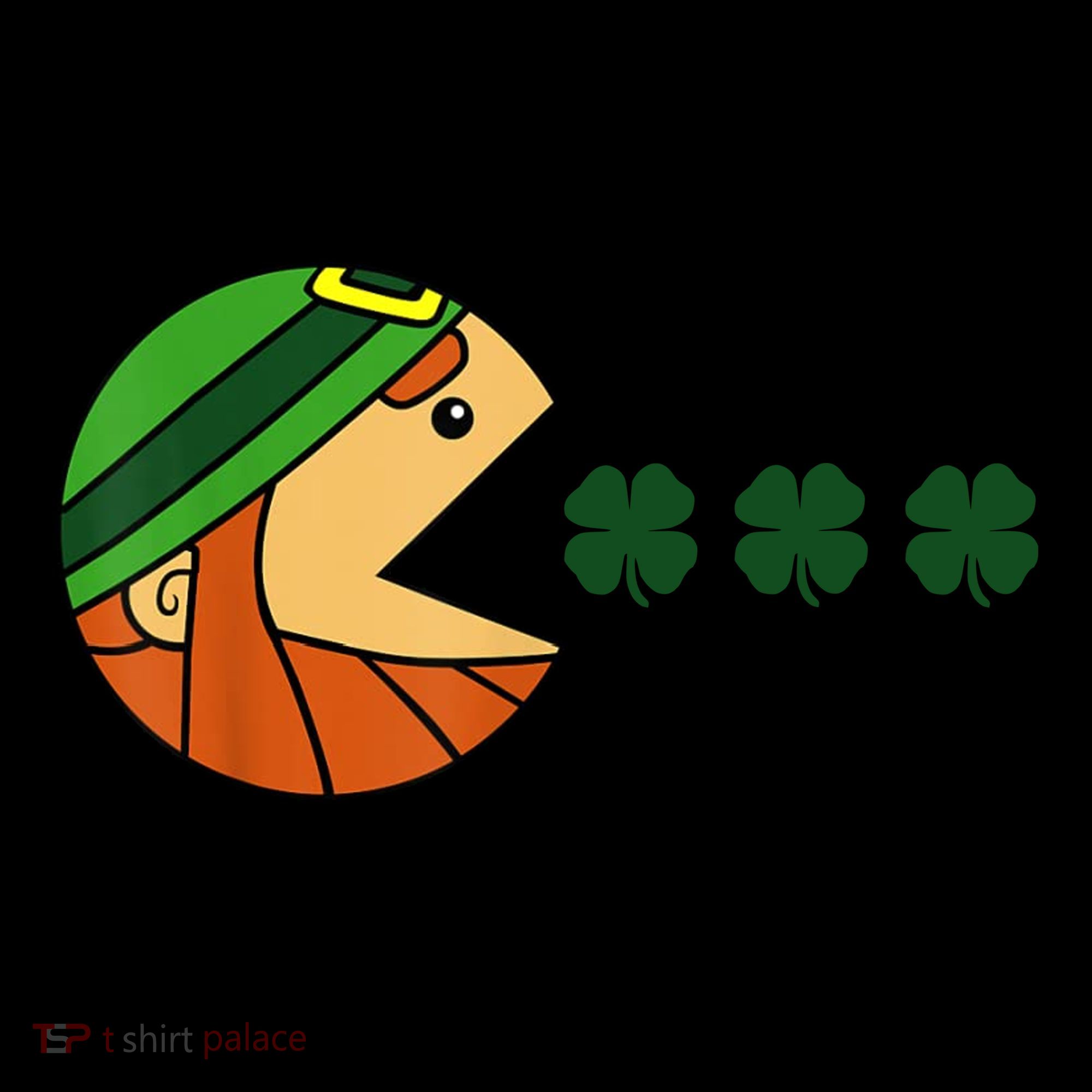 Leprechaun Eating Shamrock Coffee Mug