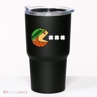Leprechaun Eating Shamrock Tumbler thumb 0