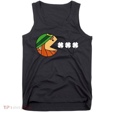 Leprechaun Eating Shamrock Tank Top