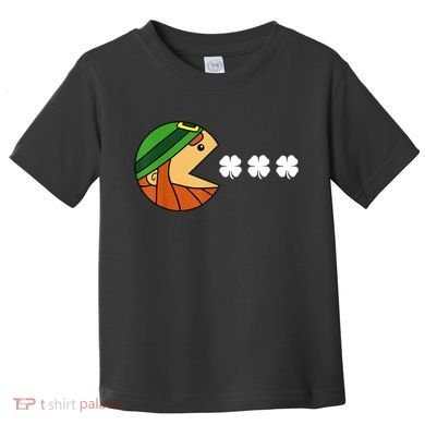 Leprechaun Eating Shamrock Toddler T-Shirt