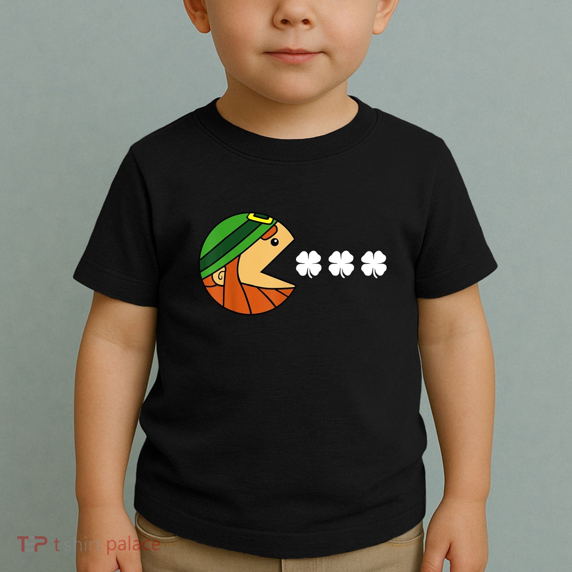 Leprechaun Eating Shamrock Toddler T-Shirt