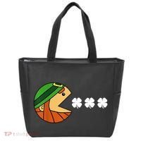 Leprechaun Eating Shamrock Tote Bag thumb 0