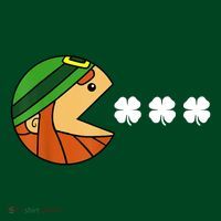 Leprechaun Eating Shamrock Hoodie thumb 7