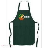 Leprechaun Eating Shamrock Apron thumb 0