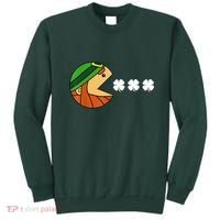Leprechaun Eating Shamrock Sweatshirt thumb 0