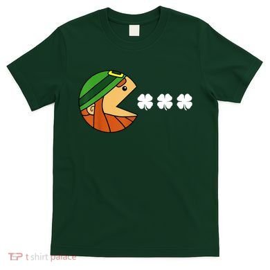 Leprechaun Eating Shamrock T-Shirt