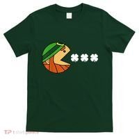 Leprechaun Eating Shamrock T-Shirt thumb 0