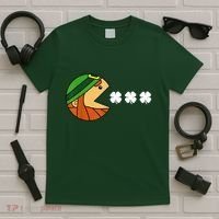 Leprechaun Eating Shamrock T-Shirt thumb 5