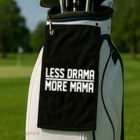 Less Drama More Mama Golf Towel thumb 2
