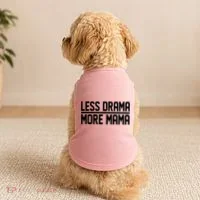 Less Drama More Mama Doggie Tank thumb 2