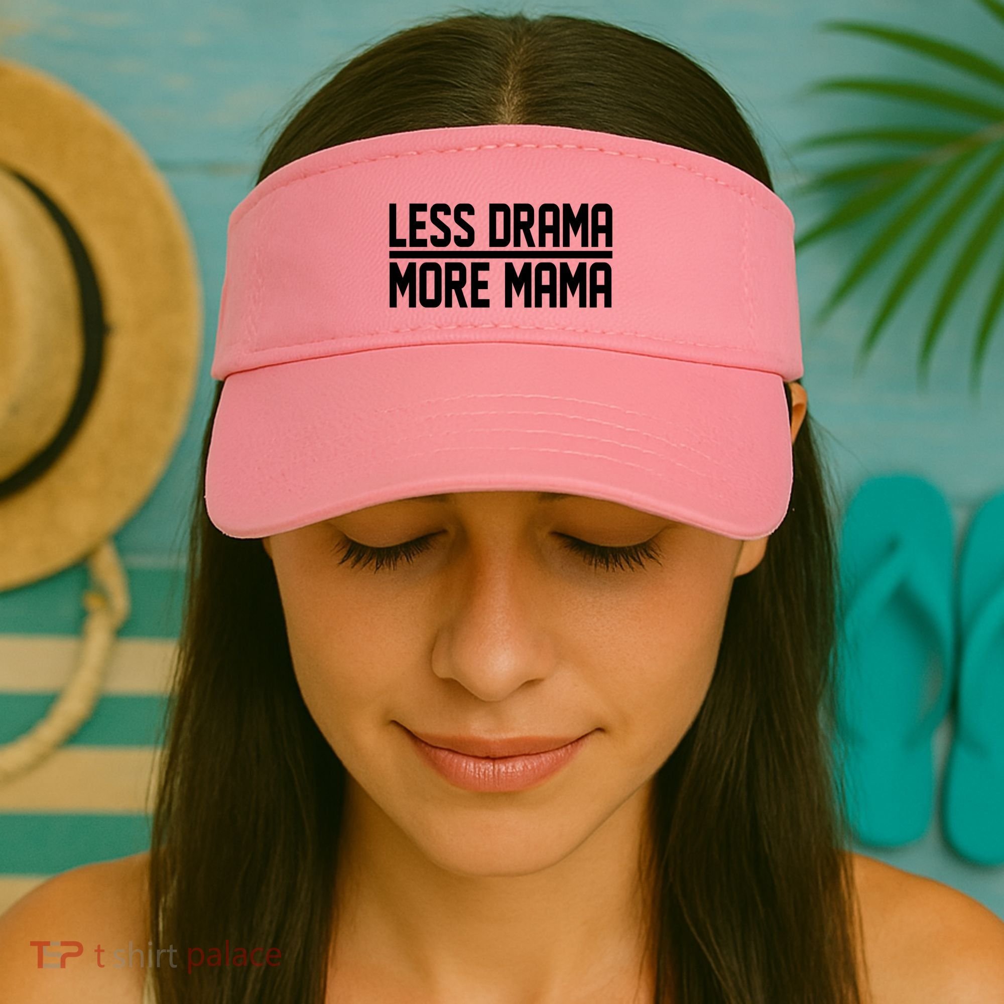 Less Drama More Mama Visor