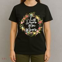 Less Drama More Mama Floral Wreath T-Shirt thumb 4