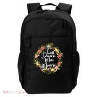 Less Drama More Mama Floral Wreath Backpack thumb 0
