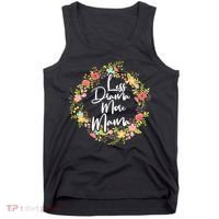 Less Drama More Mama Floral Wreath Tank Top thumb 0