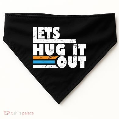 Let Hug It Out USA-Made Doggie Bandana