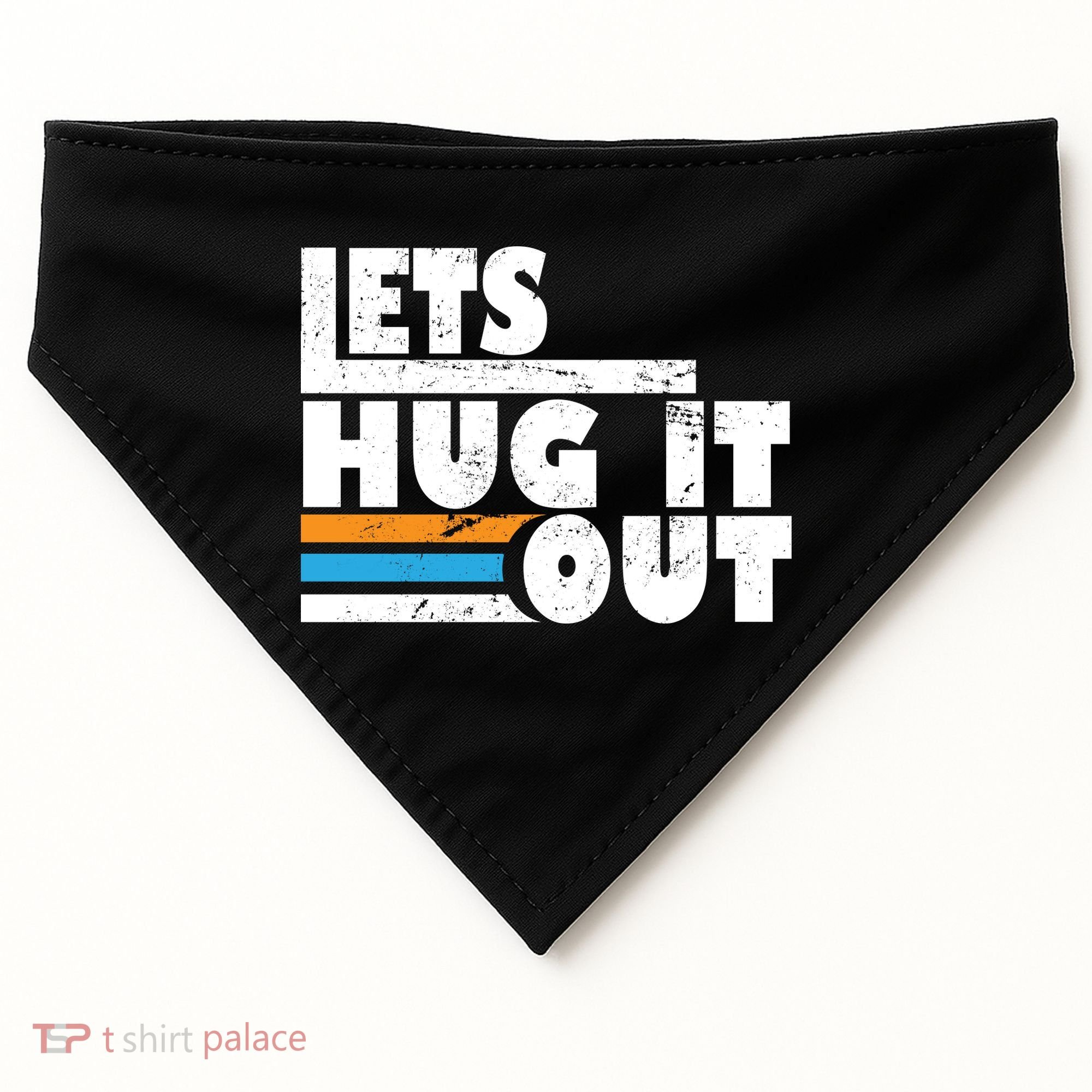 Let Hug It Out USA-Made Doggie Bandana