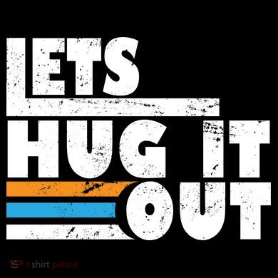 Let Hug It Out Flat Bill Trucker Hat