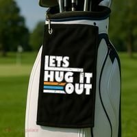 Let Hug It Out Golf Towel thumb 2