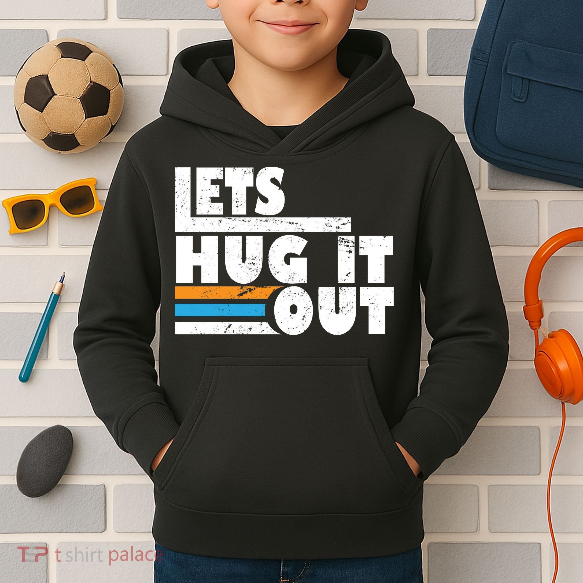 Let Hug It Out Kids Hoodie