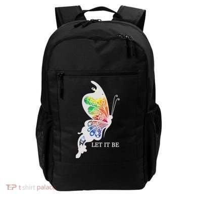 Let It Be Colorful Butterfly Backpack