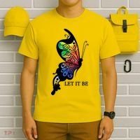 Let It Be Colorful Butterfly T-Shirt thumb 6