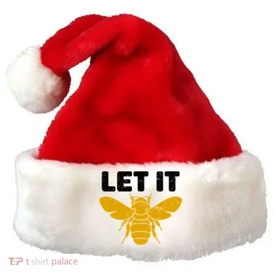 Let It Bee Santa Hat