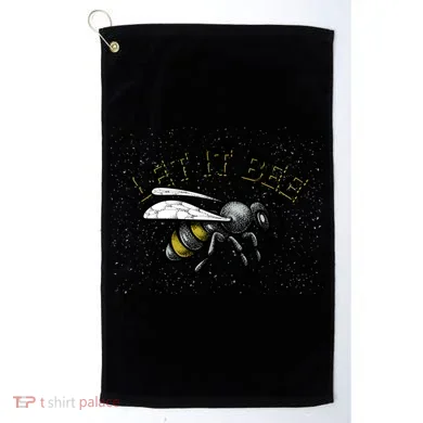 Let It Bee Funny Bumble Golf Towel